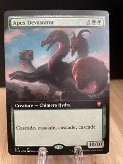 MTG Apex Devastator Extended Art Regular #674 Commander Legends Mythic NM/M - Image 1