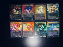 Magic Secret Lair - Sonic Friends And Foes Foil Set - OPENED with bonus card - Image 1