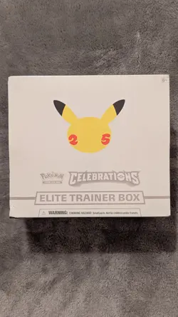Pokemon Celebrations 25th Anniversary Elite Trainer Box ETB | Sealed Sleeve Tear 820650809866 - Image 1