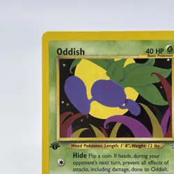 1st Edition Oddish 68/111 - NM Near Mint Non Holo - Neo Genesis Pokemon Card - Image 2