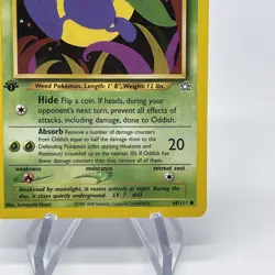 1st Edition Oddish 68/111 - NM Near Mint Non Holo - Neo Genesis Pokemon Card - Image 5