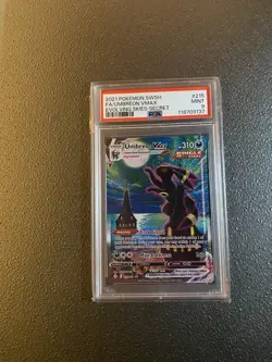 2021 Pokemon SWSH - FA/Umbreon Vmax Evolving Skies - Secret #215 PSA 9 - Image 5