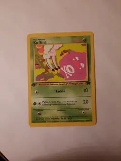 Pokemon Card TCG: Koffing 58/82 Team Rocket 1st Edition WOTC - Image 3