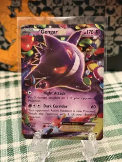 Gengar EX 34/119 - 2014 XY Phantom Forces - Ultra Rare Holo Pokemon TCG - Image 1