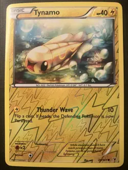 Tynamo 38/101 Pokemon Black & White Noble Victories 2011 Reverse Holo NM - Image 1