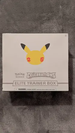 Pokemon Celebrations 25th Anniversary Elite Trainer Box ETB | Sealed Sleeve Tear 820650809866 - Image 1