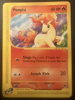 Ponyta 126/165 Pokemon Expedition 2002 Common LP - Image 1