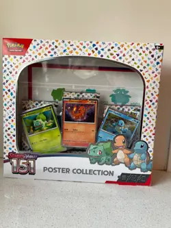 Pokemon TCG Scarlet & Violet - 151 Poster Collection Box - 3 Packs 820650853166 - Image 1