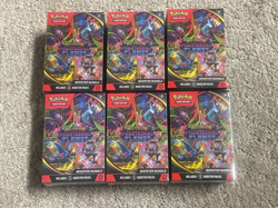 6 Pokemon TCG Phantasmal Flames Booster Bundle X6 36 TOTAL BOOSTER PACKS IN HAND - Image 1