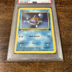 2000 Pokemon Rocket Squirtle 1st Edition PSA 9 Mint #68 Base - Image 2