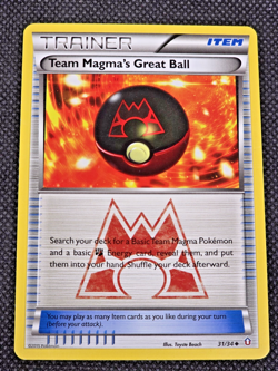 Moderately Played Team Magma's Great Ball - 31/34 Pokemon Double Crisis LP --L31 - Image 1