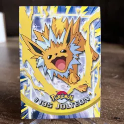 2000 Topps Pokemon Series 3 #135 Jolteon TV Animation Edition Blue NMT - Image 1