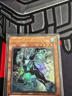 Yugioh! Elemental HERO Liquid Soldier-1st Ed. Ultra Rare-LED6-DE013-NM German - Image 2