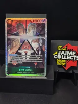 One Piece TCG Five Elders OP13-082 SR Carrying on His Will Near Mint - Image 1