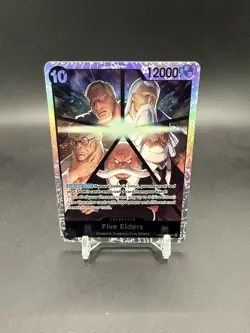 One Piece CCG TCG Five Elders Op13-082 Super Rare Foil Sr Near Mint English - Image 1