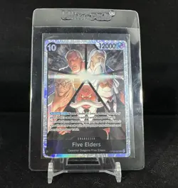 One Piece CCG TCG Five Elders Op13-082 Super Rare Foil Sr Near Mint English Nice - Image 1