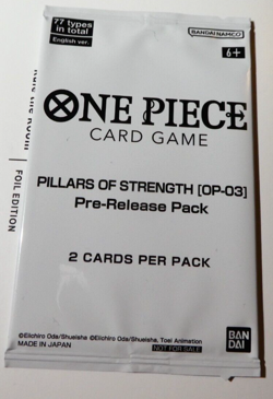 One Piece Promo Booster Pack Pre-Release OP-03 Unopened Card Game Carte English - Image 1