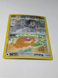 PACK FRESH Pokemon Bidoof Peelable Ditto Card 059/078 Reverse Holo Rare Unpeeled - Image 5