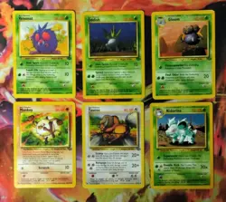 Jungle Set WOTC Vintage Pokemon Card Lot (Read Description) - Image 1