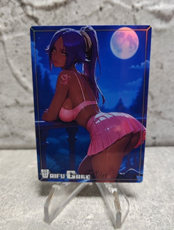 Yoruichi Trading Card Waifu Goddess Story Anime Girl holo Karte Manga Full Art - Image 1