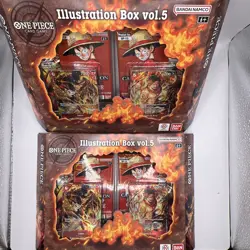 Bandai Namco One Piece Card Game Illustration Box Vol 5 Lot Of Two - Image 1