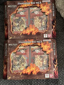 Bandai Namco One Piece Card Game Illustration Box Vol 5 Lot Of Two - Image 1
