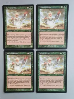 Yavimaya Elder x4 PLAYSET, MTG Urza's Destiny (1999), Common Green Creature VNM - Image 1
