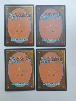 Portent x4 Playset, MTG Ice Age (1995), Common Blue Instant NM - Image 2