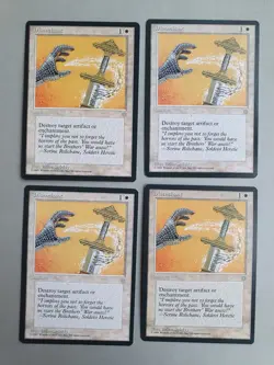 Disenchant x4 PLAYSET , MTG Ice Age (1995), Common White Instant NM - Image 1