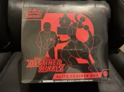 Pokemon TCG Scarlet and Violet Destined Rivals ETB Elite Trainer Box, Sealed - Image 1