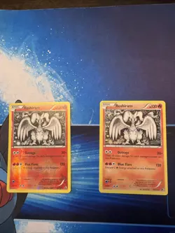 Reshiram Halo AND Reverse Halo Card Numbers 28/113 Pokemon Cards - Image 1