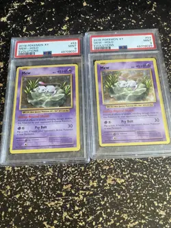 2016 Pokemon XY Evolutions 53/108 Mew Holo PSA 9 Mint - Image 1