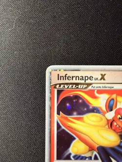 Pokemon TCG Infernape LV.X 121/130 Diamond & Pearl Ultra Rare Holo 2007 LP - Image 2