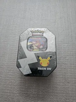 Pokemon 2021 Sword & Shield Celebrations Lance's Charizard V Tin New and Sealed - Image 1