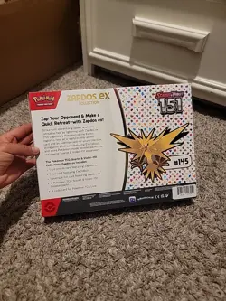 Pokemon TCG Scarlet and Violet 151 Zapdos EX Collection - Image 2