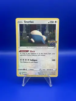 Snorlax 55/78 Holo Rare Pokemon Go - Pokemon TCG - Image 1