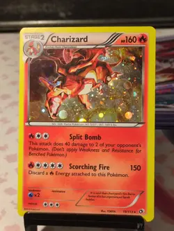 Pokemon Charizard Near Mint+/Mint FART SWIRL Legendary Treasures Cosmos Holo - Image 1