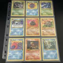 ⭐ Pokemon Fossil Set Complete Pokemon Fossil Set Common+Uncommon Cards ⭐ - Image 1