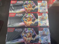 Sam’s Club Pokemon Prismatic Evolutions Surprise Box & Booster Bundle Ship ASAP - Image 1