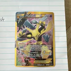 Pokemon Alakazam EX Secret Rare Holo 125/124 Fates Collide 160 HP - Image 1