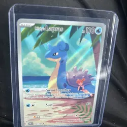 Pokemon Destined Rivals Misty's Lapras 194/182 Illustration Rare - Near Mint - Image 1