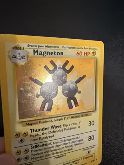 Pokemon TCG Magneton Base Set 9/102 Holo 1999-2000 Wizards Base Set Holo Rare - Image 2