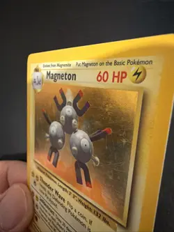 Pokemon TCG Magneton Base Set 9/102 Holo 1999-2000 Wizards Base Set Holo Rare - Image 3