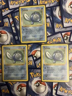 Pokemon TCG Base Set Poliwag 59/102 shadowless 1st edition - Image 2