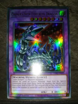 Yu-Gi-Oh Chimeratech Fortress Dragon Ultra Rare GFP2-EN123 1. Edition Near Mint - Image 1