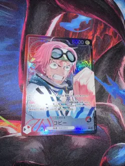One Piece CG Koby OP11-001 a Fist of Divine Speed Alt Art Leader Japanese - Image 1