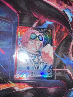 One Piece CG Koby OP11-001 a Fist of Divine Speed Alt Art Leader Japanese - Image 3