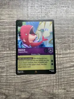 Disney Lorcana Kuzco Temporary Whale 45/204 Cold Foil Archazia's Island Rare - Image 1