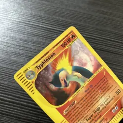 Pokemon TCG Typhlosion Expedition Base Set Reverse Holo Holo Rare Card 28/165 - Image 4