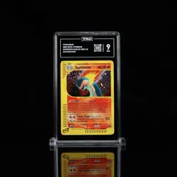 Pokemon TCG Typhlosion Expedition Base Set Holo Card 28/165 Rare TAG 9 Mint - Image 1